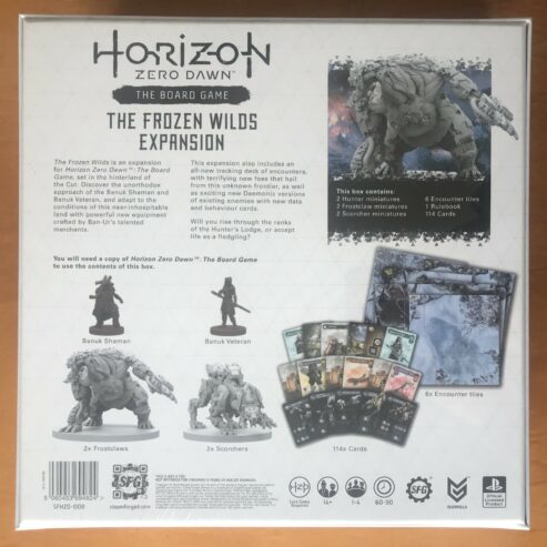 HORIZON ZERO DAWN THE BOARD GAME: THE FROZEN WILDS – Espansione Gioco da Tavolo – NUOVO SIGILLATO