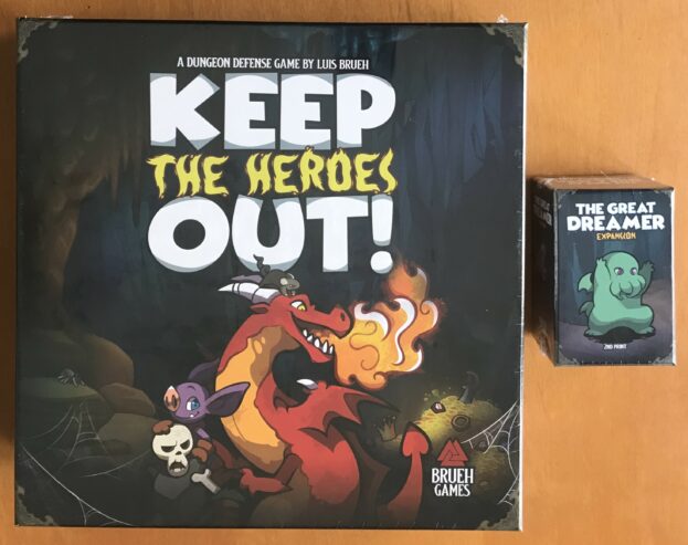 KEEP THE HEROES OUT! + THE DREAMER espansione – Kickstarter – NUOVO SIGILLATO