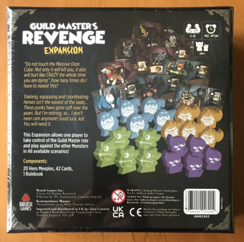 KEEP THE HEROES OUT GUILD MASTER’S REVENGE – Brueh Games – NUOVO SIGILLATO