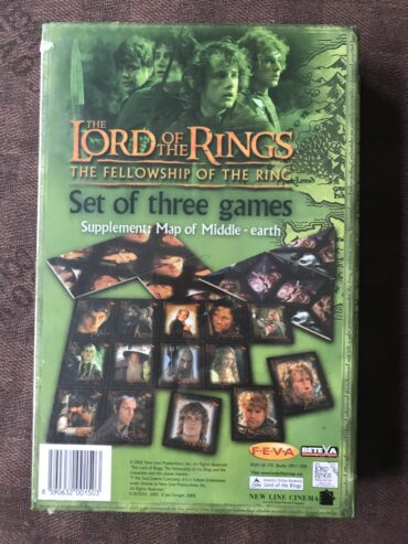 THE LORD OF THE RINGS: SET OF THREE GAMES 3 – Feva Betexa – 2002 – NUOVO SIGILLATO