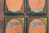 3x Palude Unlimited + Foresta Unlimited + Foresta Italiana Bordo Nero – Magic: The Gathering MTG