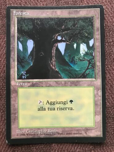 3x Palude Unlimited + Foresta Unlimited + Foresta Italiana Bordo Nero – Magic: The Gathering MTG