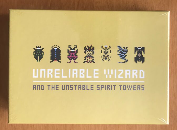 UNRELIABLE WIZARD + Espansione Esclusiva Unstable Spirit Towers – Gamefound – 2024 – NUOVO SIGILLATO