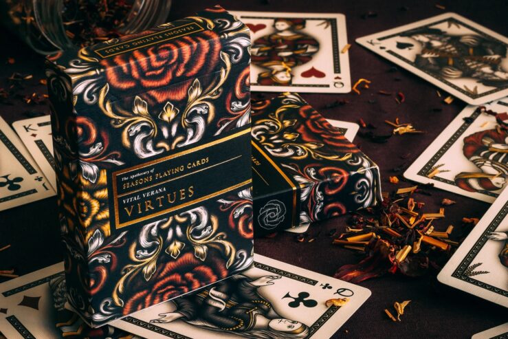 VERANA VIRTUES APOTHECARY COLLECTION Season Playing Cards – Carte da Gioco – NUOVO SIGILLATO