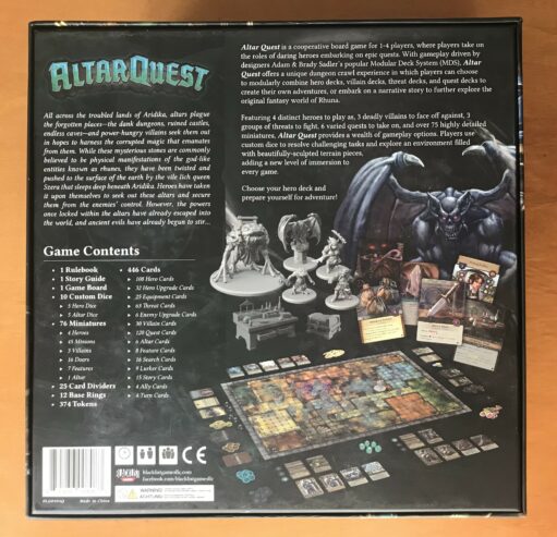 ALTAR QUEST + Stretch Goals – Gioco da tavolo Board game – Kickstarter KS – 2020