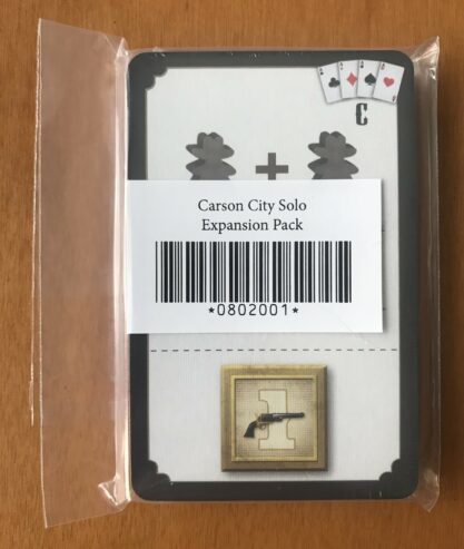 CARSON CITY BIG BOX 10th Anniversary: SOLO EXPANSION PACK – Quined Games – NUOVO