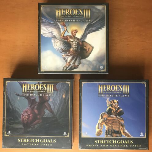 HEROES OF MIGHT & MAGIC III THE BOARD GAME + STRETCH GOALS – TUTTO NUOVO SIGILLATO