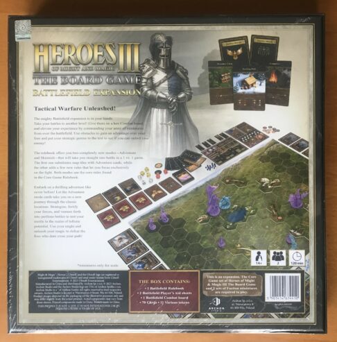 HEROES OF MIGHT & MAGIC III THE BOARD GAME: BATTLEFIELD – NUOVO SIGILLATO