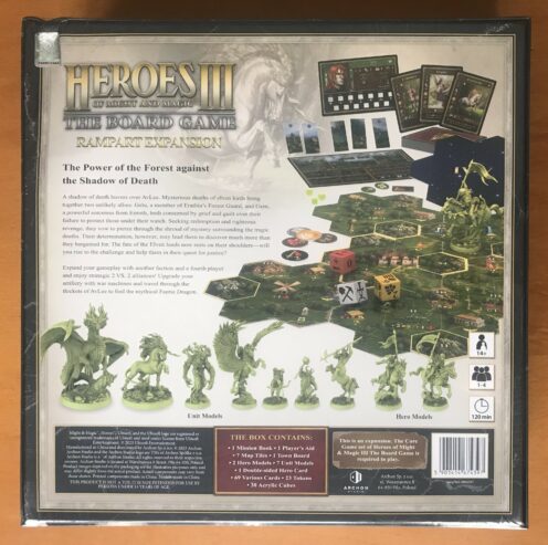 HEROES OF MIGHT & MAGIC III THE BOARD GAME: RAMPART – NUOVO SIGILLATO