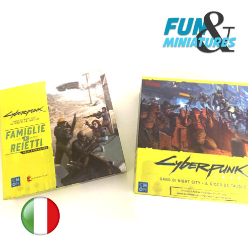 BUNDLE – Cyberpunk 2077 Gangs of night city ITA – Core + Famiglie e Reietti