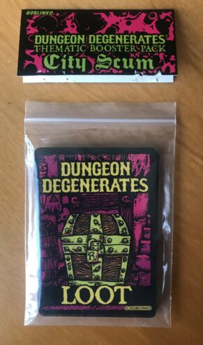 DUNGEON DEGENERATES: CITY SCUM booster pack – Goblinko – 2019