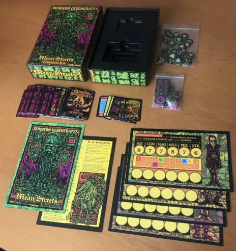 DUNGEON DEGENERATES: MEAN STREETS expansion box – Goblinko – 2019