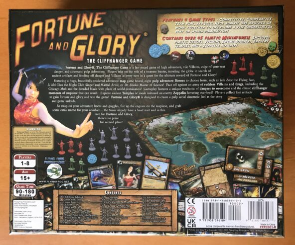 FORTUNE AND GLORY REVISED EDITION – Gioco da tavolo – NUOVO SIGILLATO