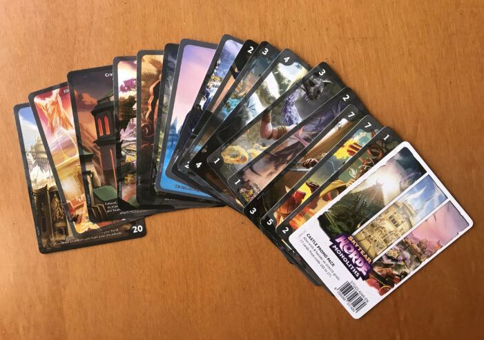 SKYTEAR HORDE: MONOLITHS – Kickstarter Exclusive Castle Promo Cards Pack – NUOVE