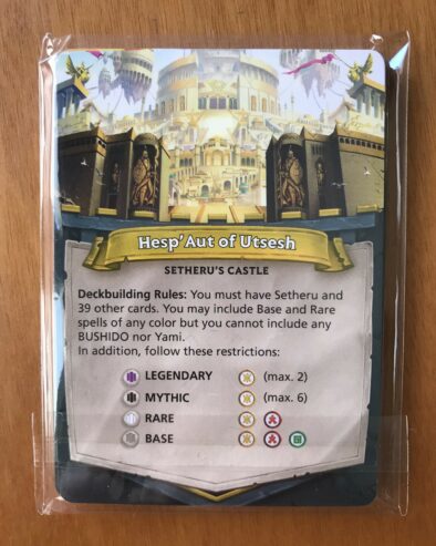 SKYTEAR HORDE: MONOLITHS – Kickstarter Exclusive Castle Promo Cards Pack – NUOVE