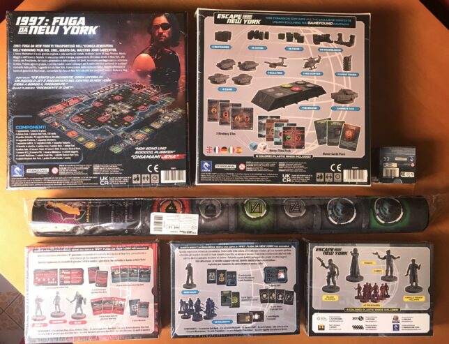 1997 FUGA DA NEW YORK ALL-IN – Kickstarter – EDIZIONE ITALIANA – NUOVO SIGILLATO