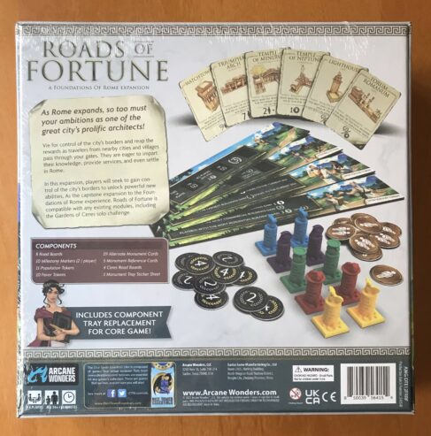 FOUNDATIONS OF ROME: ROADS OF FORTUNE – Kickstarter KS – NUOVO SIGILLATO