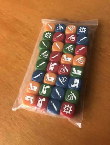 STARCADIA QUEST: CREW DICE BUNDLE – Esclusiva Kickstarter KS – 32 Dadi – Perfetti