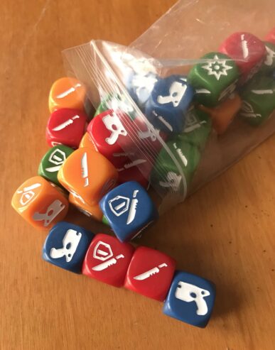 STARCADIA QUEST: CREW DICE BUNDLE – Esclusiva Kickstarter KS – 32 Dadi – Perfetti