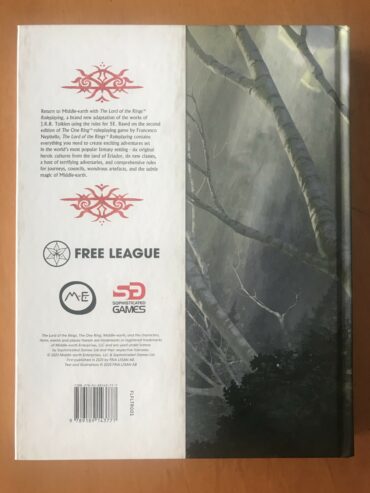 THE LORD OF THE RINGS ROLEPLAYING 5E – Manuale Base – Free League – One Ring