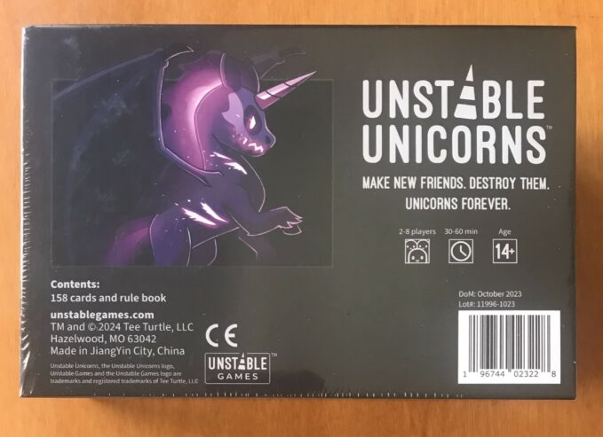 UNSTABLE UNICORNS: CHAOS Deck – Kickstarter – NUOVO SIGILLATO