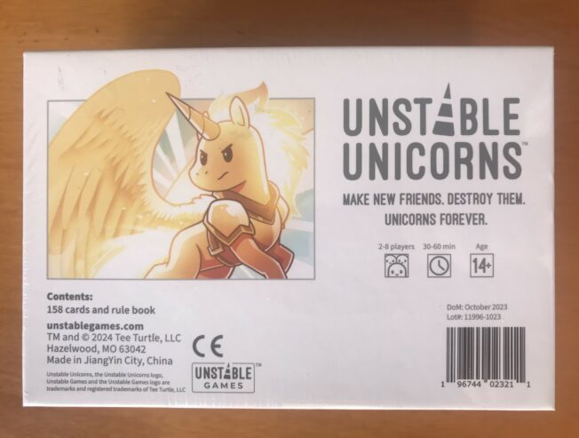 UNSTABLE UNICORNS: CONTROL Deck – Kickstarter – NUOVO SIGILLATO