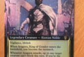 ARAGORN RE DI GONDOR FOIL – IL SIGNORE DEGLI ANELLI Racconti della Terra di Mezzo COMMANDER – MTG MAGIC