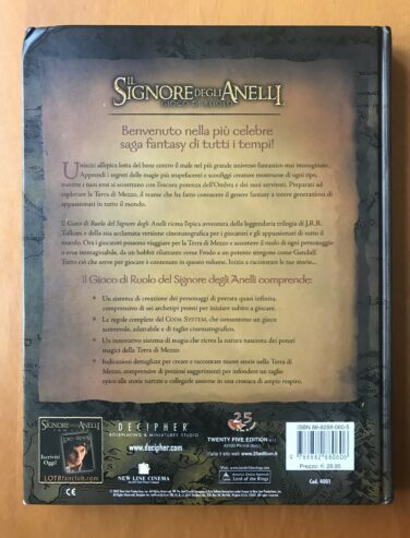 IL SIGNORE DEGLI ANELLI GIOCO DI RUOLO: MANUALE BASE – ITALIANO