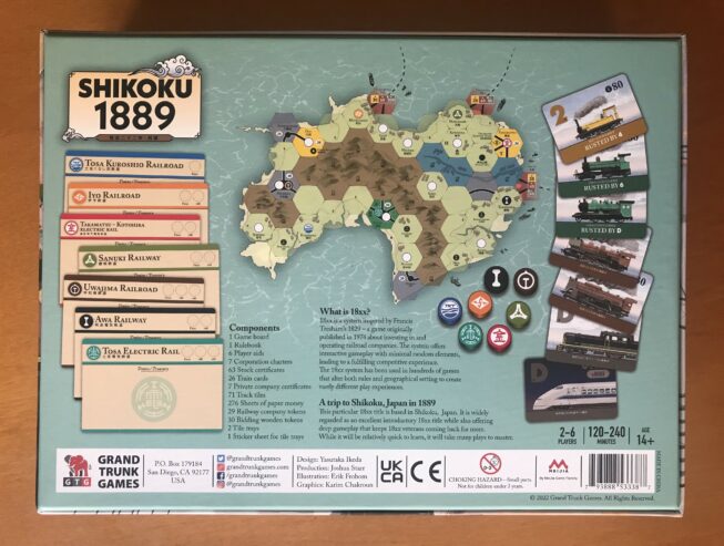 SHIKOKU 1889 – Kickstarter – 188X – Grand Trunk Games – 2023