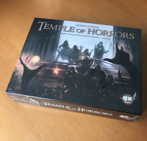 TEMPLE OF HORRORS + MONETE IN METALLO + CARTE BOSS – Kickstarter – in ITALIANO – NUOVO SIGILLATO