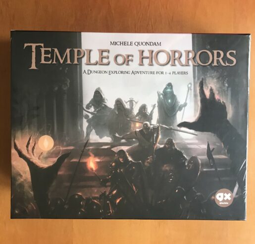 TEMPLE OF HORRORS + MONETE IN METALLO + CARTE BOSS – Kickstarter – in ITALIANO – NUOVO SIGILLATO