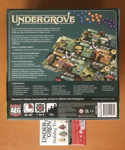 UNDERGROVE DELUXE + HOLIDAY TREES PACK – Kickstarter – AEG – NUOVO SIGILLATO