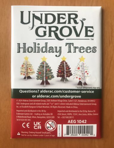 UNDERGROVE DELUXE + HOLIDAY TREES PACK – Kickstarter – AEG – NUOVO SIGILLATO