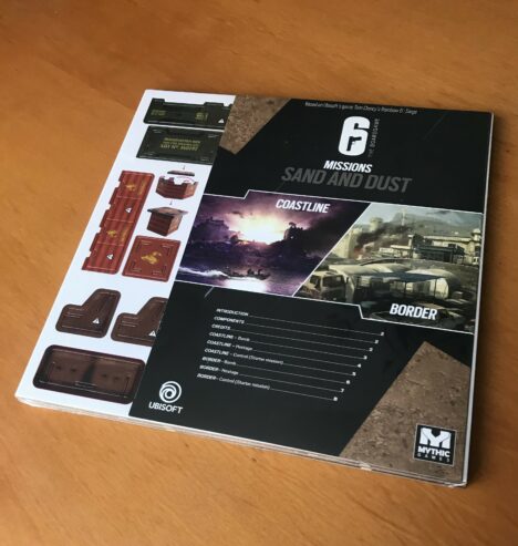 6: SIEGE THE BOARD GAME MAP PACK 3 SAND AND DUST – RAINBOW SIX – Kickstarter KS – NUOVO SIGILLATO