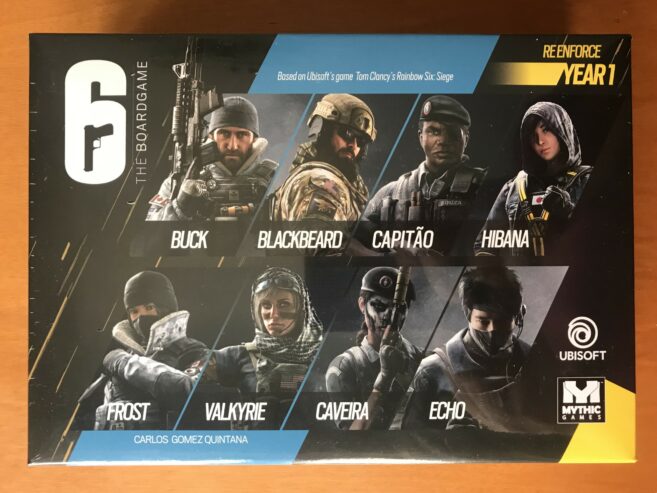 6: SIEGE THE BOARD GAME YEAR 1 RE ENFORCE – RAINBOW SIX – Kickstarter KS – NUOVO SIGILLATO