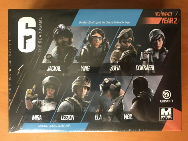 6: SIEGE THE BOARD GAME YEAR 2 HIGH IMPACT – RAINBOW SIX – Kickstarter KS – NUOVO SIGILLATO