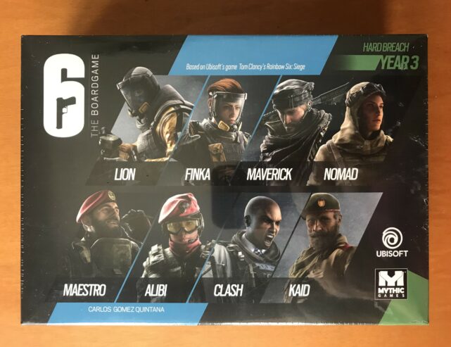 6: SIEGE THE BOARD GAME YEAR 3 HARD BREACH – RAINBOW SIX – Kickstarter KS – NUOVO SIGILLATO