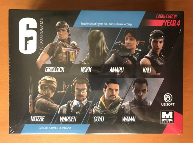 6: SIEGE THE BOARD GAME YEAR 4 DARK HORIZON – RAINBOW SIX – Kickstarter KS – NUOVO SIGILLATO