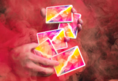 ART OF CARDISTRY: RED – Bocopo – Carte da gioco – NUOVO SIGILLATO