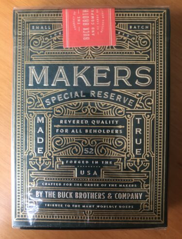 MAKERS: SPECIAL RESERVE GREEN EDITION – Dan & Dave – Carte da gioco – NUOVO SIGILLATO