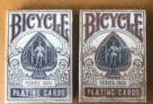 BICYCLE SERIES 1900 RED & BLUE – Ellusionist – Carte da Gioco – NUOVI