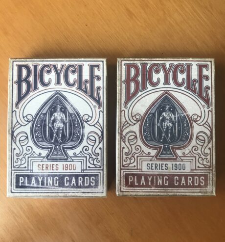 BICYCLE SERIES 1900 RED & BLUE – Ellusionist – Carte da Gioco – NUOVI