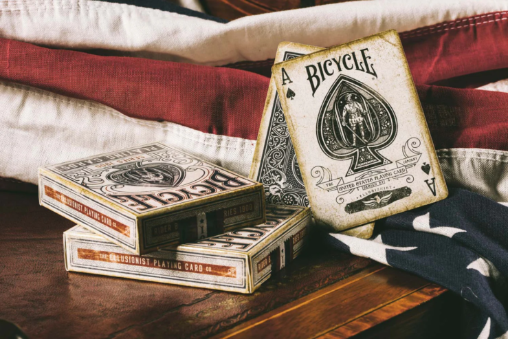 BICYCLE SERIES 1900 RED & BLUE – Ellusionist – Carte da Gioco – NUOVI