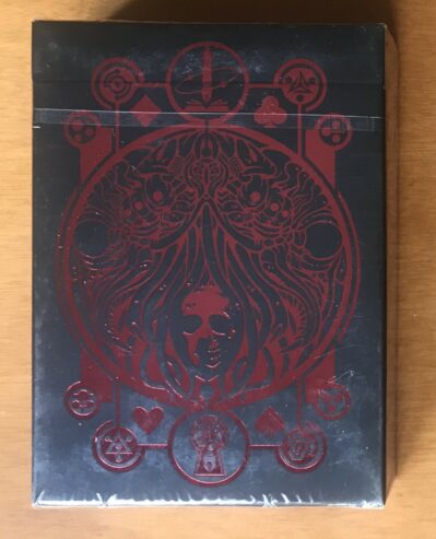 LOVECRAFT A-K NECRONOMICON RED EDITION V2 Cthulhu Mythos – Vermilion – Carte da Gioco – NUOVO SIGILLATO