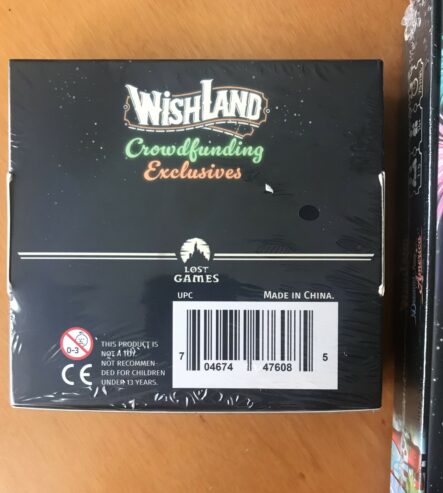 WISHLAND KICKSTARTER EXCLUSIVES + THIRD EDITION UPGRADE KIT + espansione DREAMS FROM AMERICA – NUOVI SIGILLATI