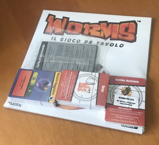 WORMS THE BOARD GAME PACCHETTO DI TRADUZIONE in ITALIANO Gioco da Tavolo – NUOVO