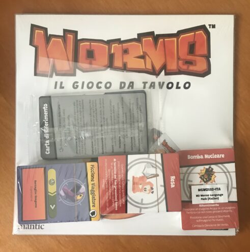 WORMS THE BOARD GAME PACCHETTO DI TRADUZIONE in ITALIANO Gioco da Tavolo – NUOVO