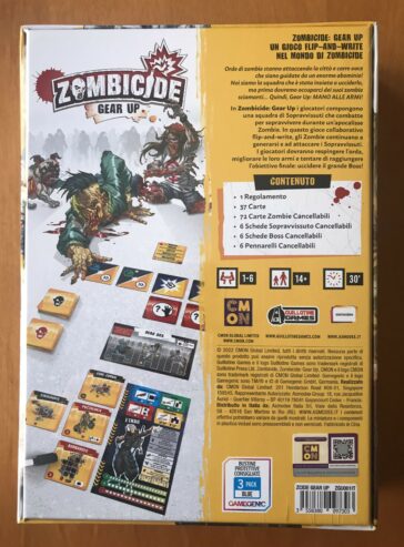 ZOMBICIDE: GEAR UP – in ITALIANO – Gioco da Tavolo – CMON Asmodee – NUOVO SIGILLATO