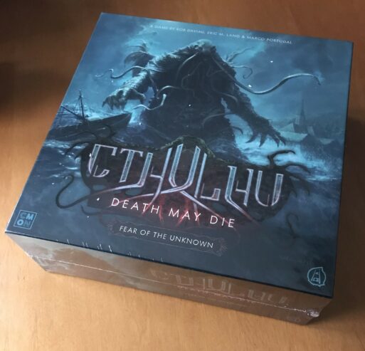 CTHULHU DEATH MAY DIE FEAR OF THE UNKNOWN + UNKNOWABLE BOX – Gioco da tavolo – NUOVO SIGILLATO