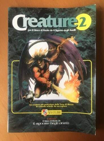 CREATURE 2 – Modulo GiRSA Gioco di Ruolo del Signore degli Anelli – Stratelibri – 1995